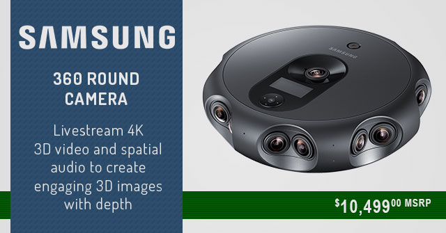 Experience Samsung 360 Round, a High-Quality Camera for Creating