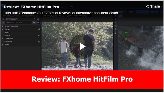 hitfilm video editor review