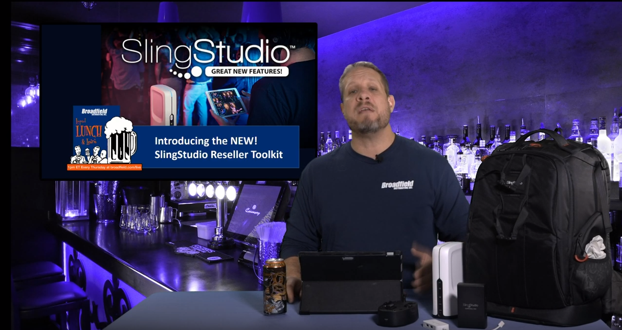SlingStudio End of Year Updates Broadfield Liquid Lunch & Learn with Jim