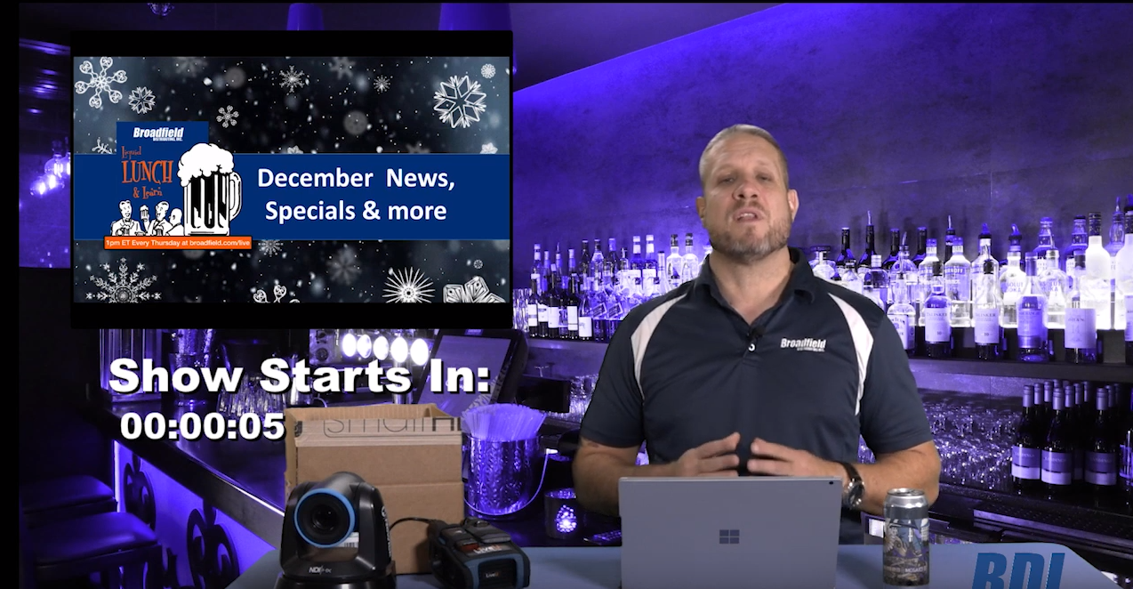 December Specials Broadfield Liquid Lunch & Learn LIVE Webinar