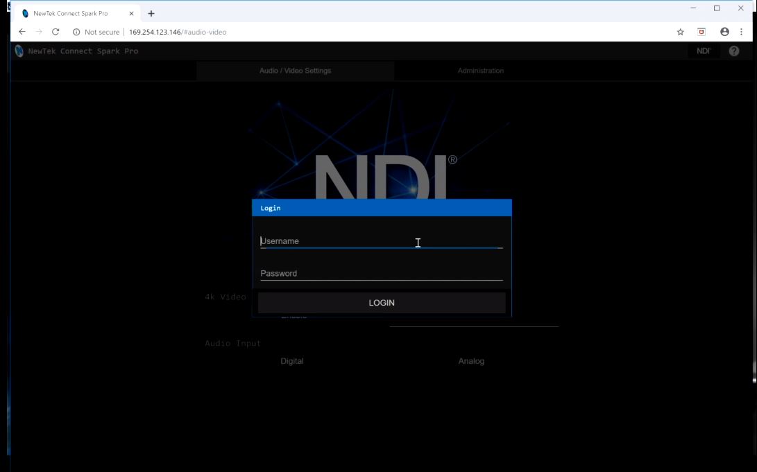 Setting up Local Links with NewTek Spark™ Converters