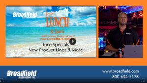 June Specials Broadfield Liquid Lunch & Learn