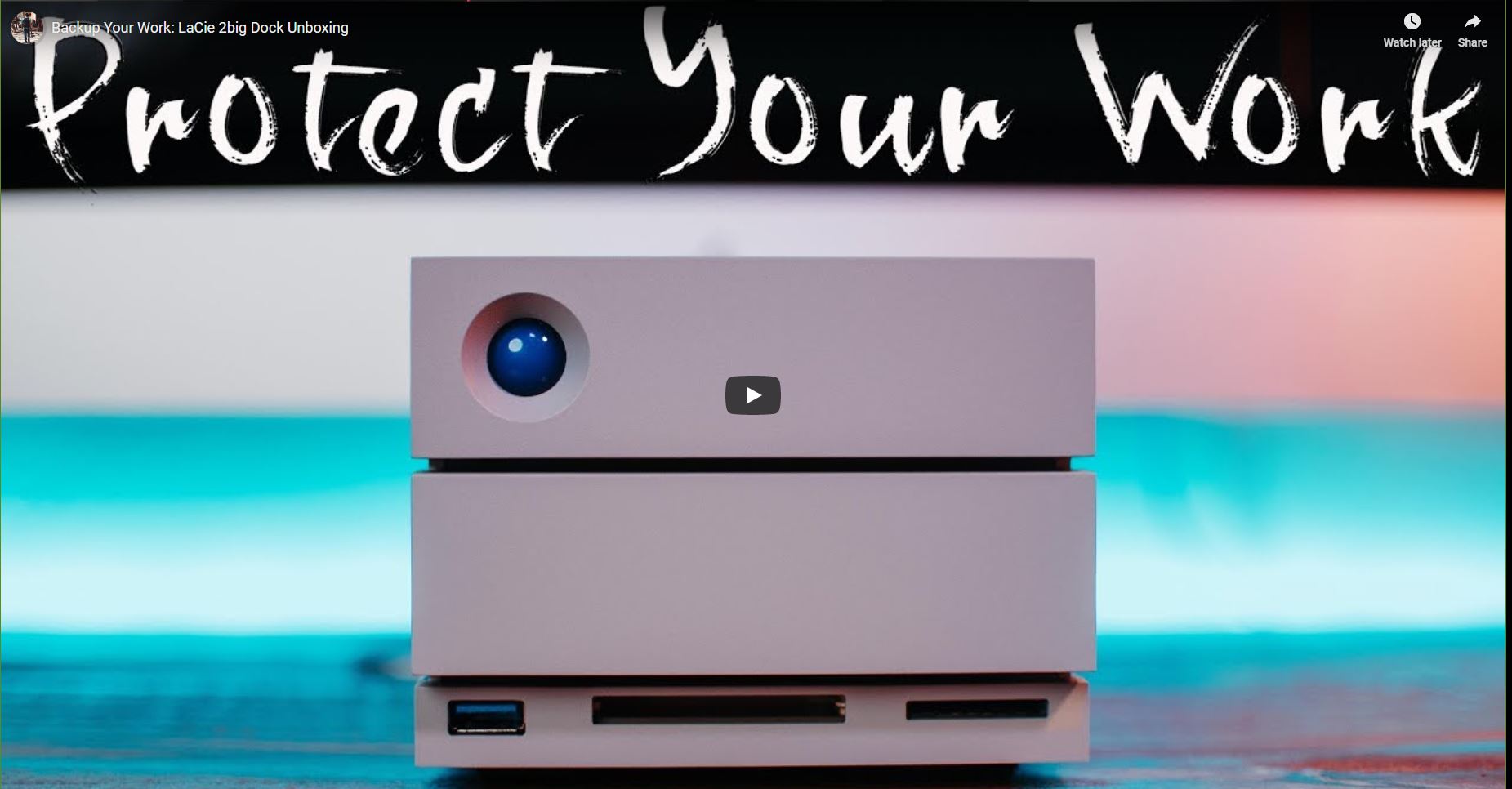 Backup Your Work: LaCie 2big Dock Unboxing