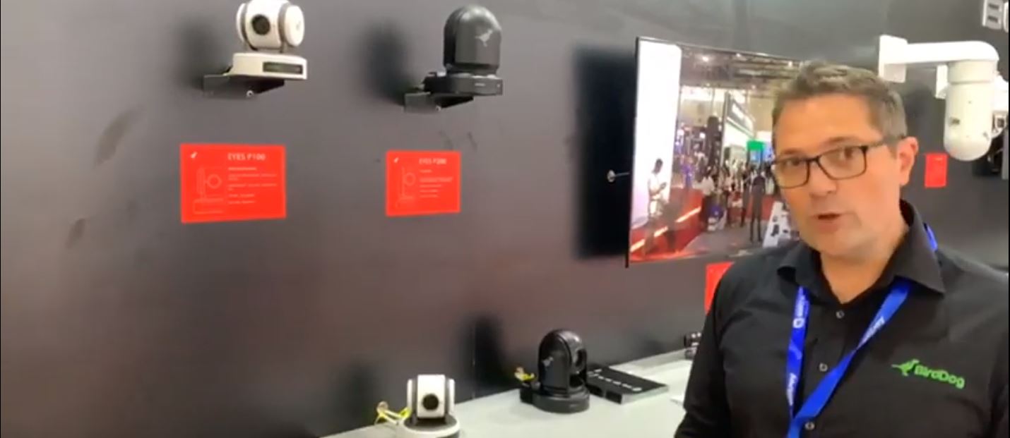 BirdDog BIRTV 2019 walkthrough of the Full NDI PTZ Range by CEO Dan Miall