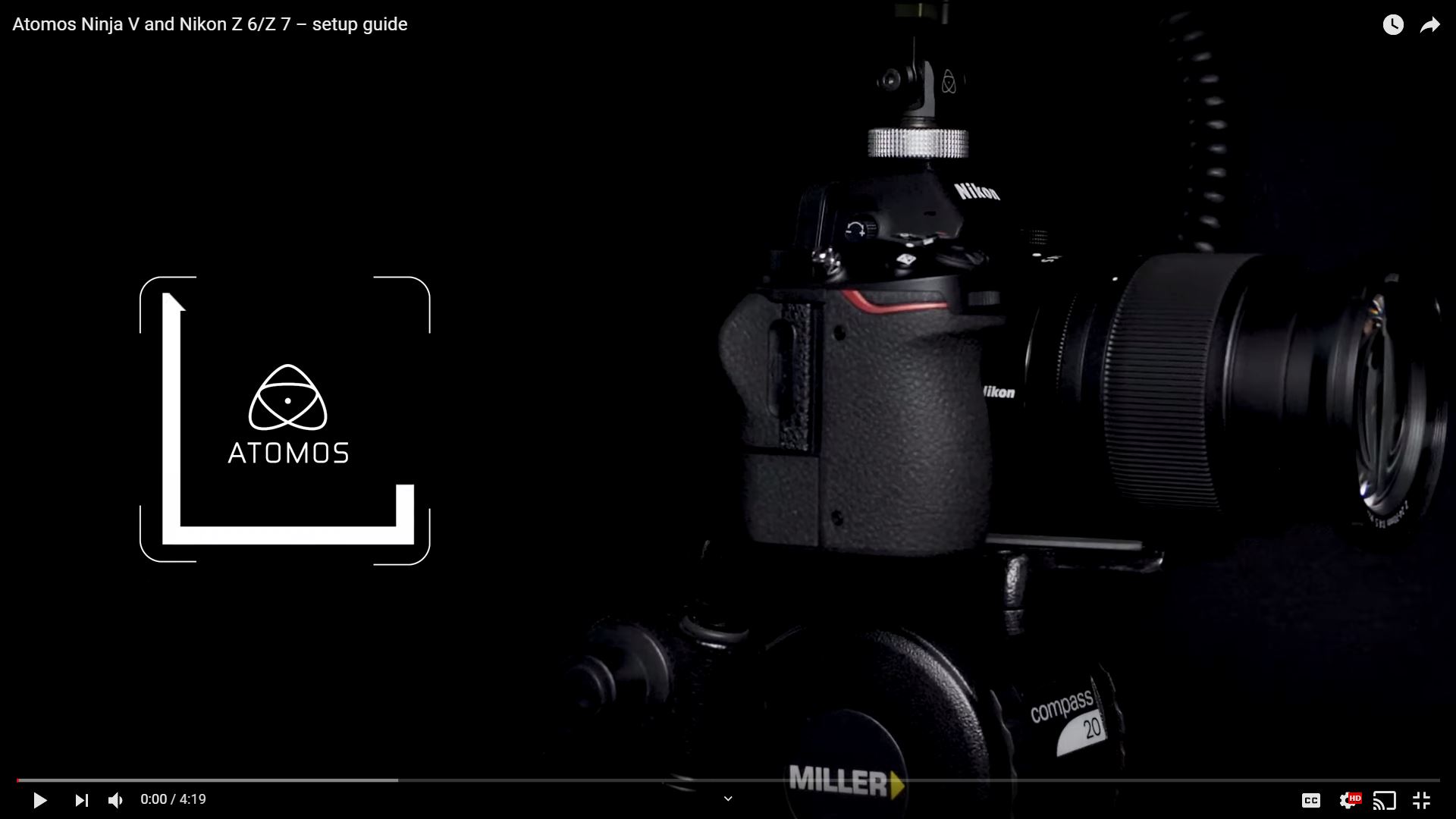 Atomos Ninja V and Nikon Z 6/Z 7 – setup guide