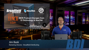 NEW Product Changes from G-Technology & NewTek	| Broadfield Liquid Lunch & Learn