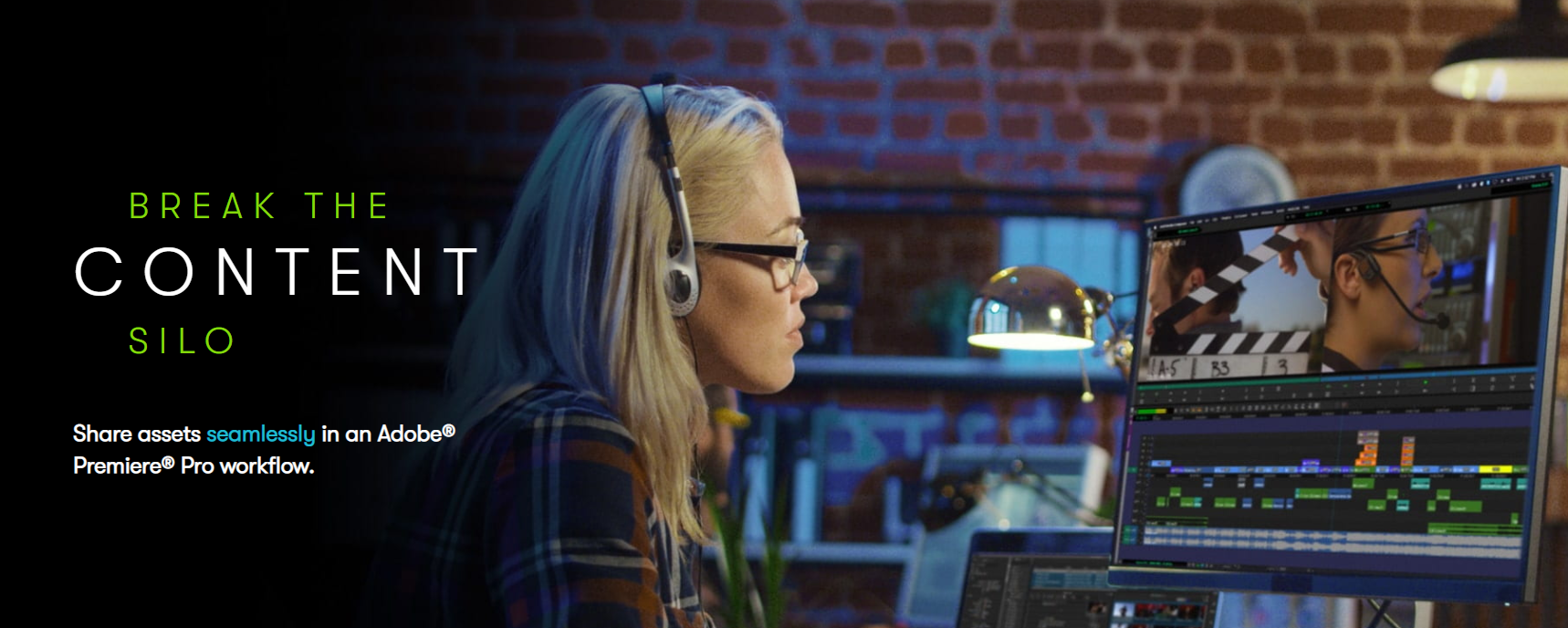 Avid: BREAK THE CONTENT SILO: Share Assets Seamlessly in an Adobe Premiere Pro Workflow