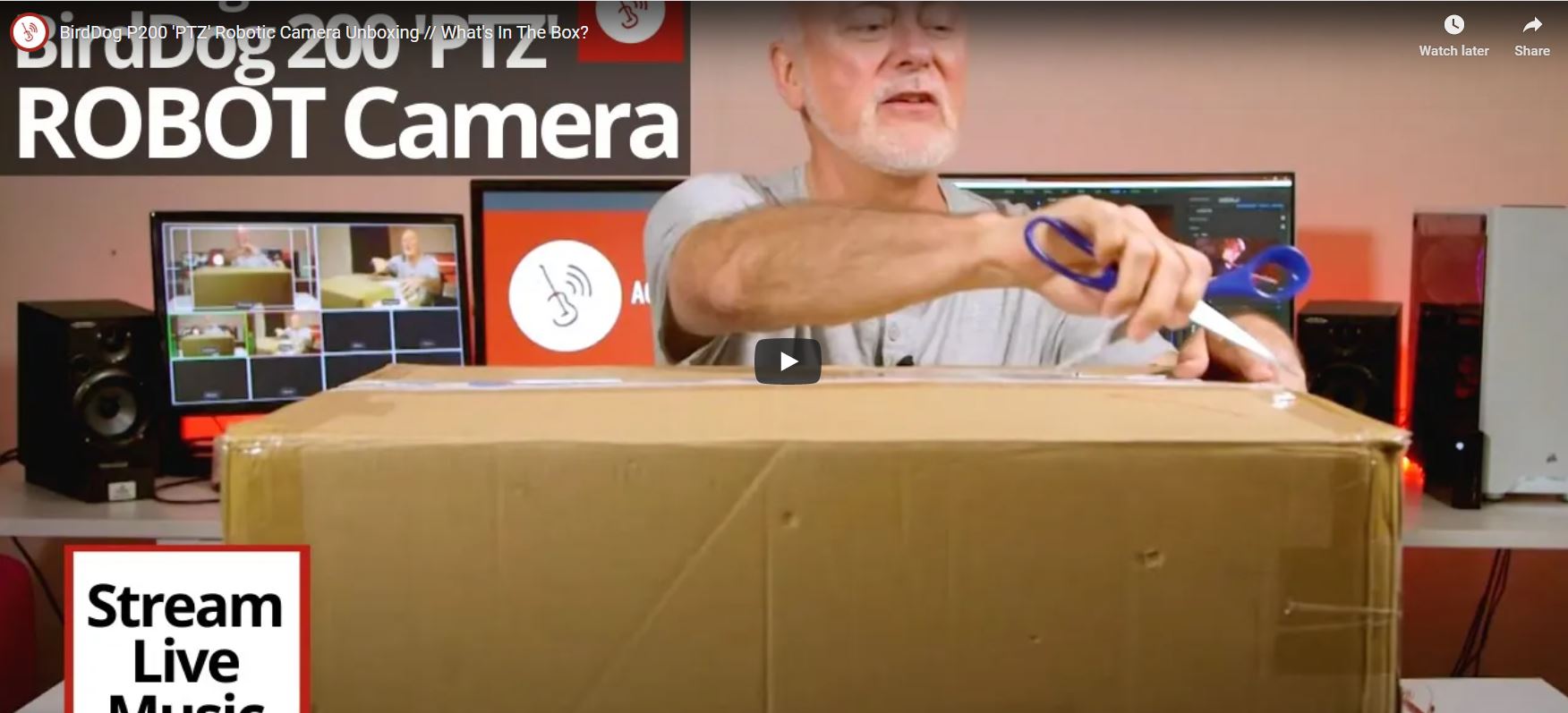 BirdDog P200 PTZ NDI Camera Unboxing