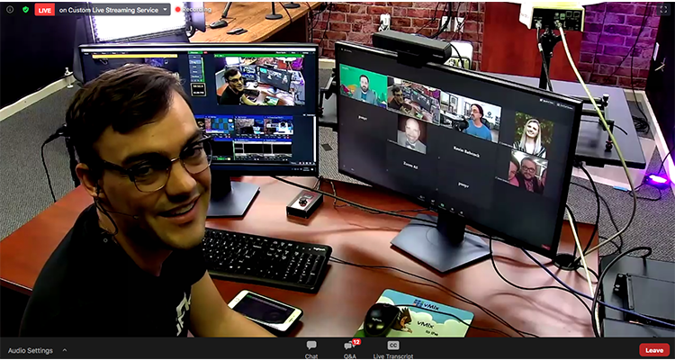 PTZOptics: Demonstrating a Livestreaming Studio Setup at Zoomtopia