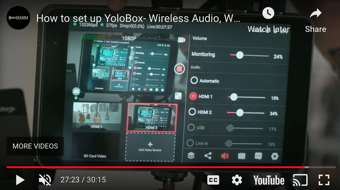 How to set up YoloBox- Wireless Audio, Wireless video, and Pro tips.