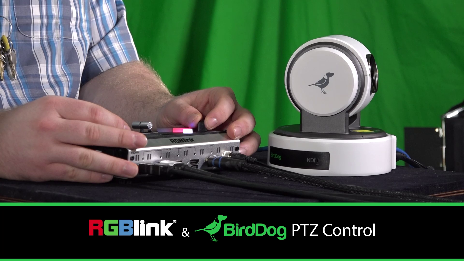 RGBlink mini+ and BirdDog PTZ Control