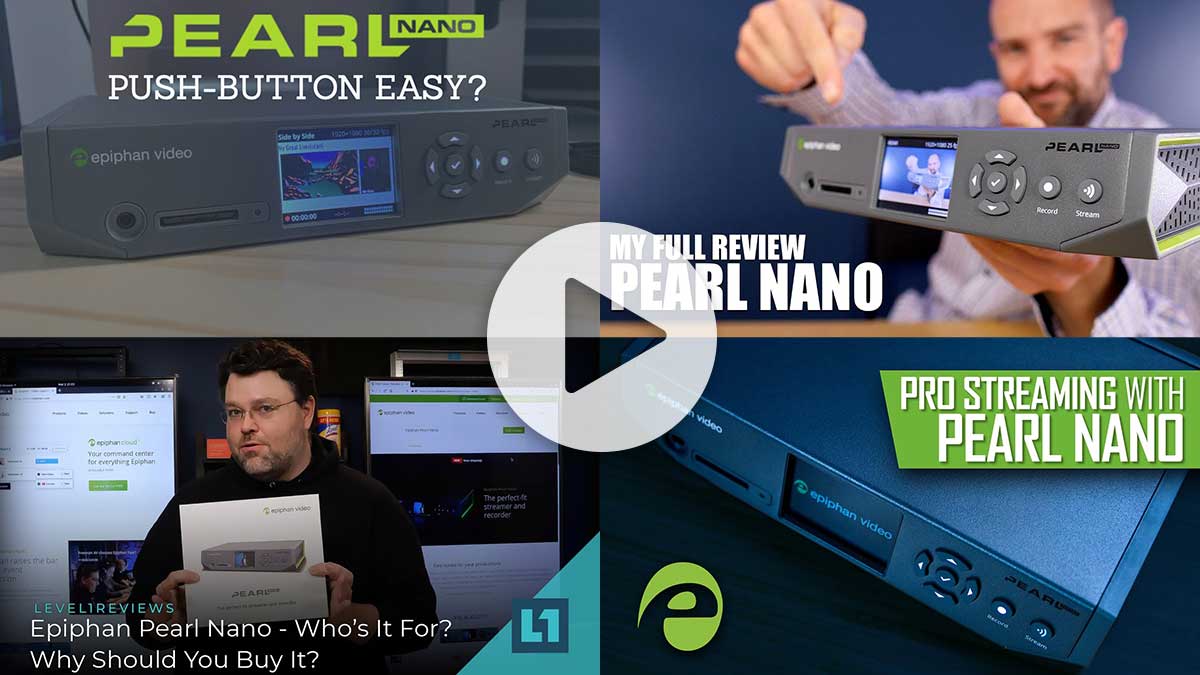 Pearl Nano review videos are in