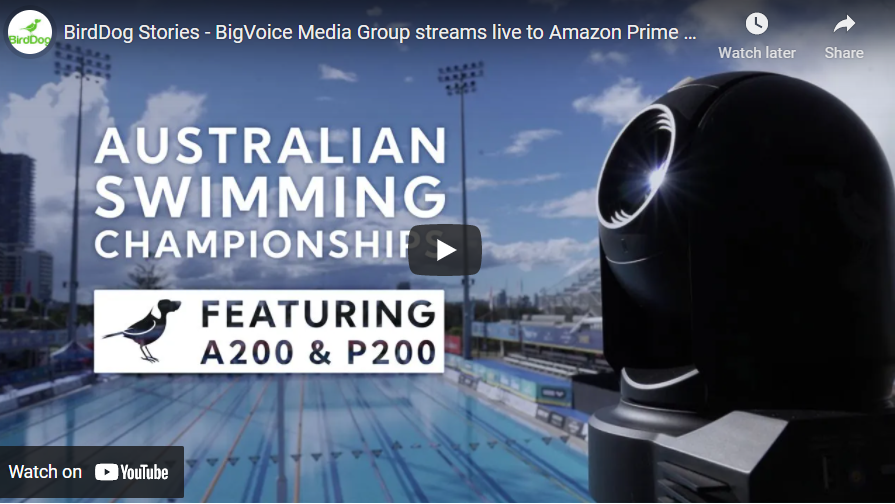 BirdDog Stories – BigVoice Media Group Streams Live to Amazon Prime using A200 and P200