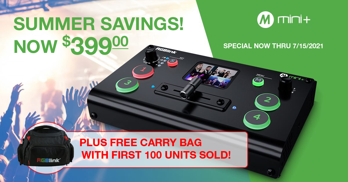 RGBlink Mini+ Summer Promo