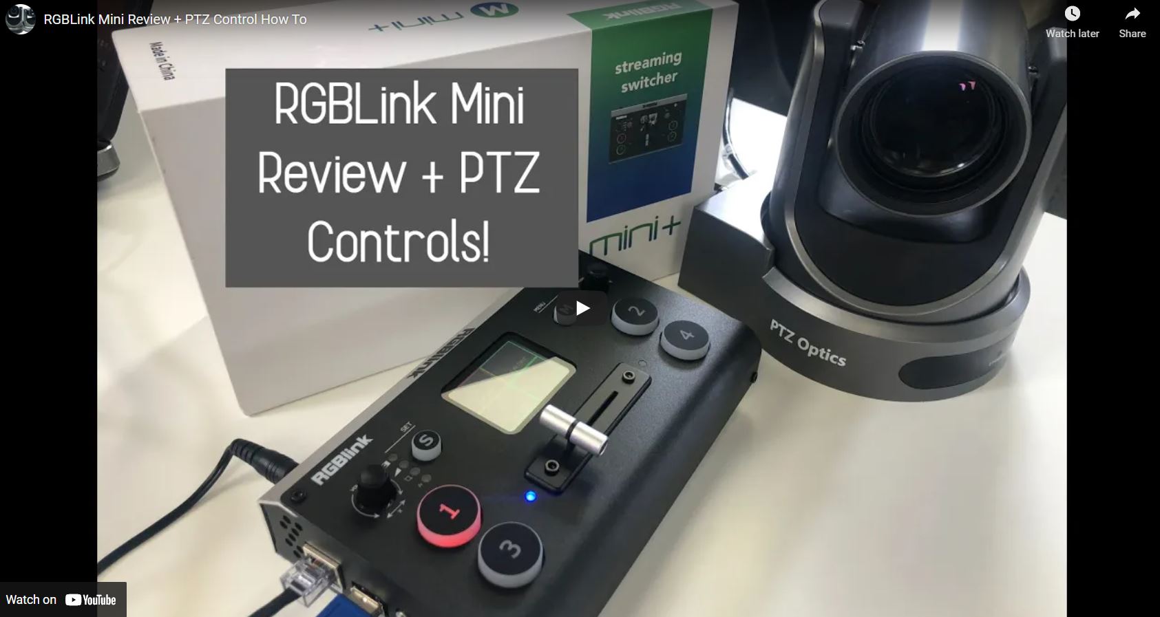 RGBLink Mini Review + PTZ Control How To – BROADFIELD NEWS