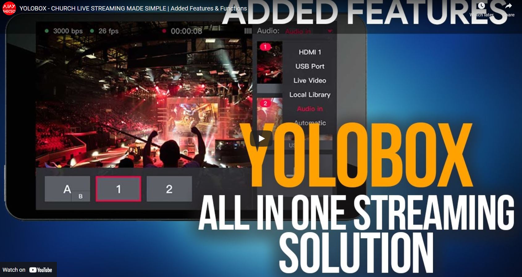 YoloBox’s New Features & Functions Make Church Live Streaming Simple