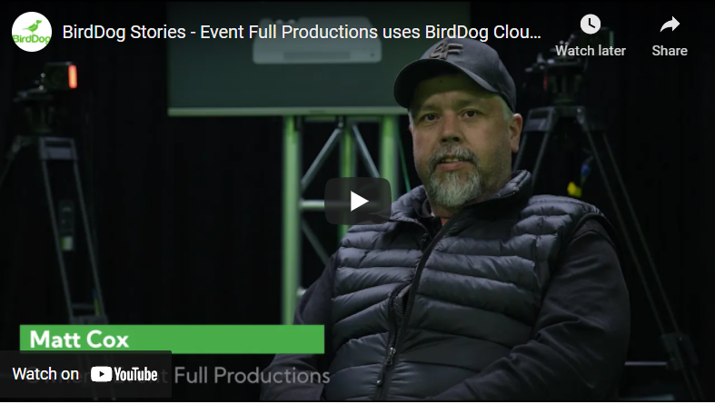 BirdDog Stories – Event Full Productions uses BirdDog Cloud, PF120 for Tour de France