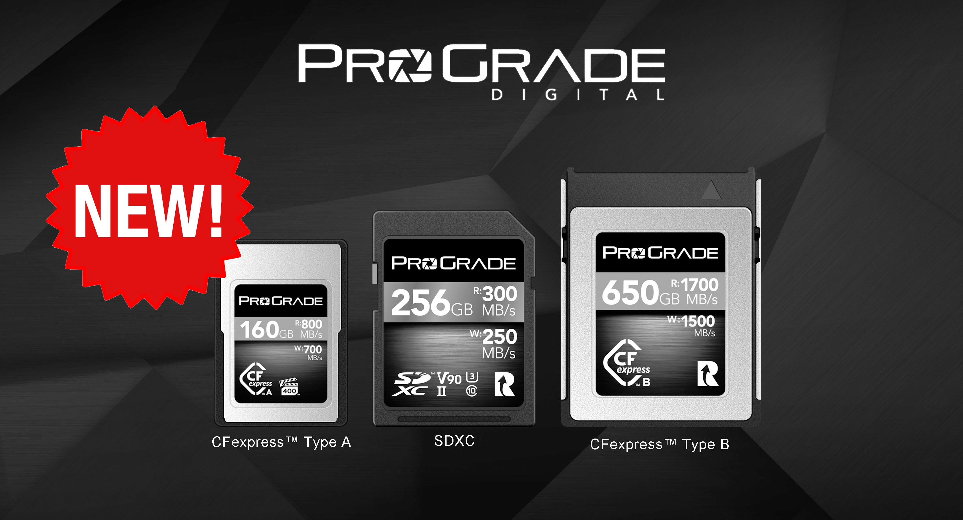 NEW PRODUCT ALERT: ProGrade Digital CFexpress Type A Memory Cards