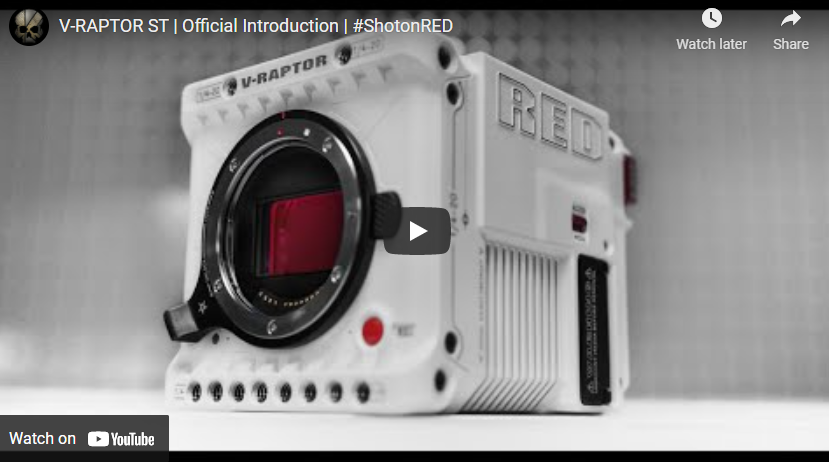 Introducing the RED V-RAPTOR 8K VV