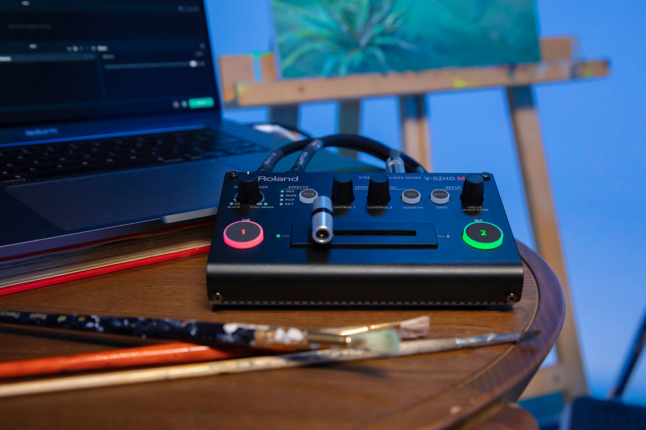 NEW PRODUCT ALERT: Roland V-02HD MK II Streaming Video Mixer
