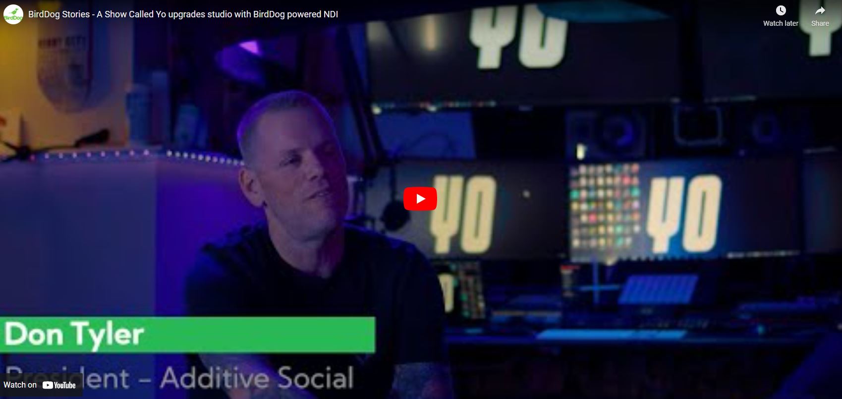 BirdDog Stories – A Show Called Yo upgrades studio with BirdDog powered NDI