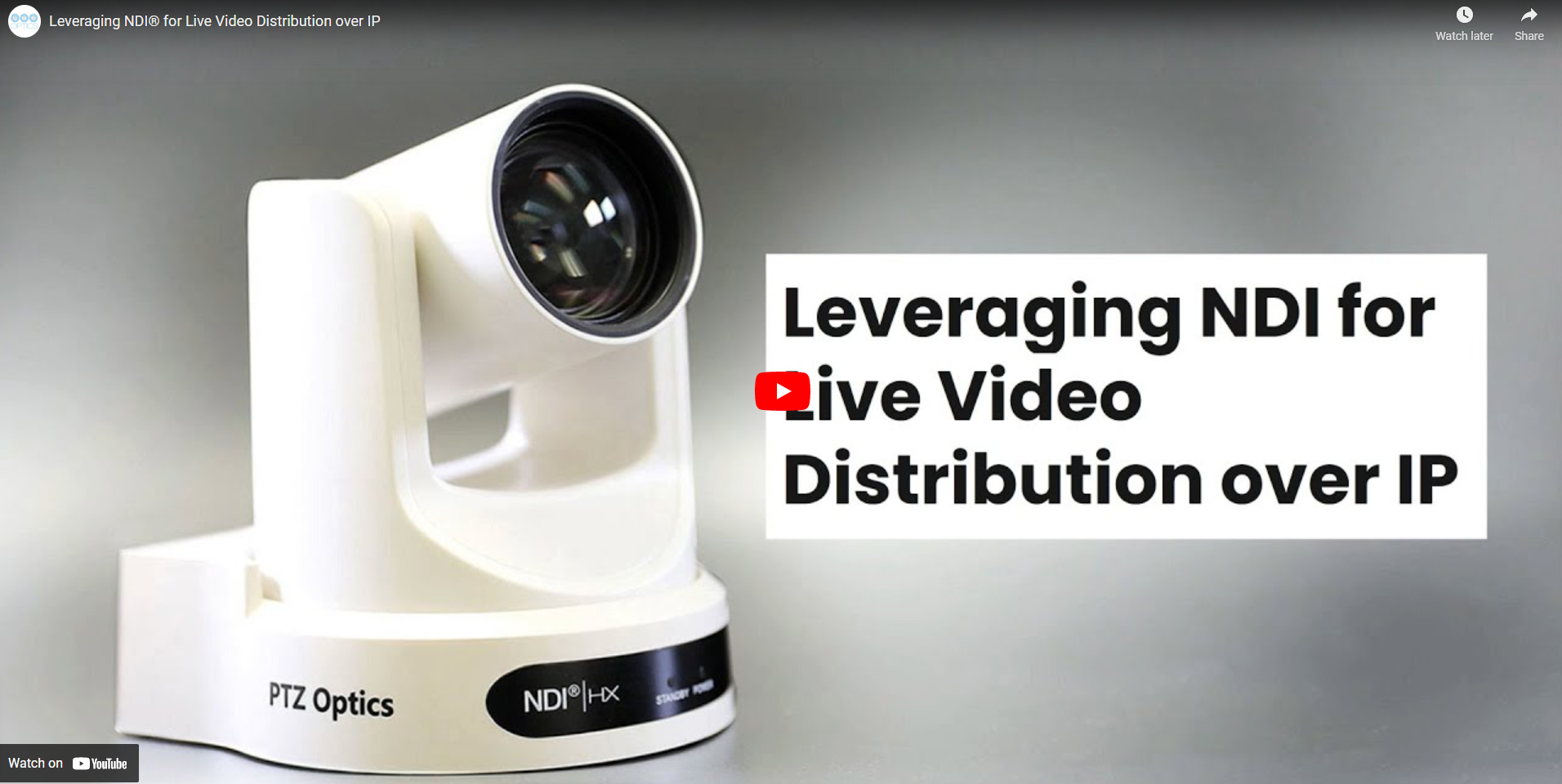 Learn How PTZOptics is Leveraging NDI for Amazing Workflows