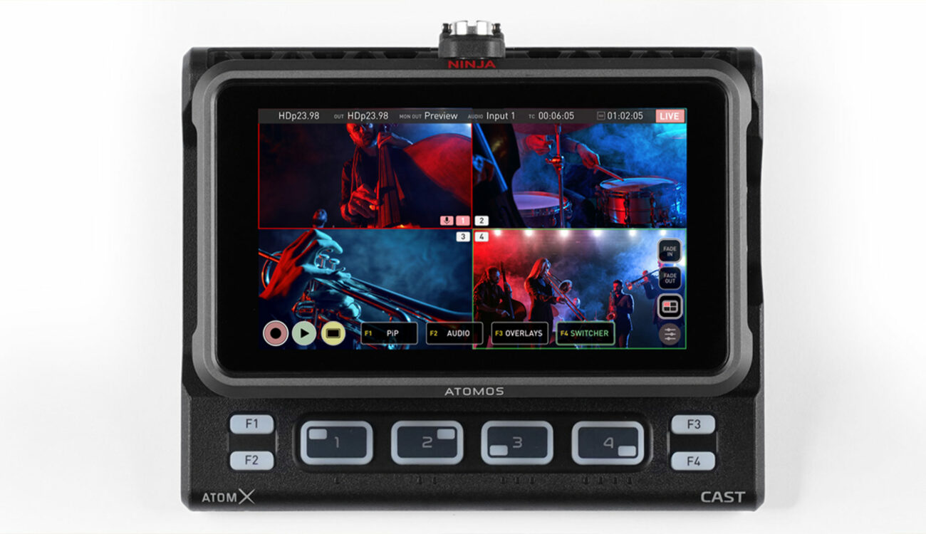 AtomX CAST Update – Compatible with Ninja V+, PiP, Dip Transitions, and More