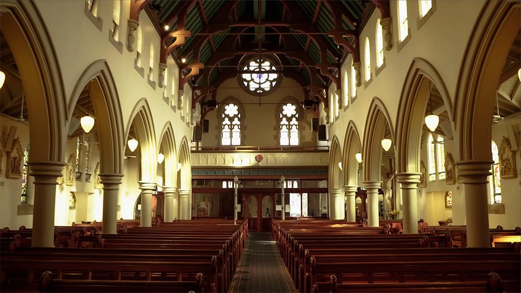 Our Lady of the Sacred Heart Church, Randwick live streaming setup