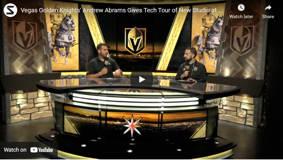 NewTek TriCaster: Vegas Golden Knights’ Andrew Abrams Gives Tech Tour of New Studio