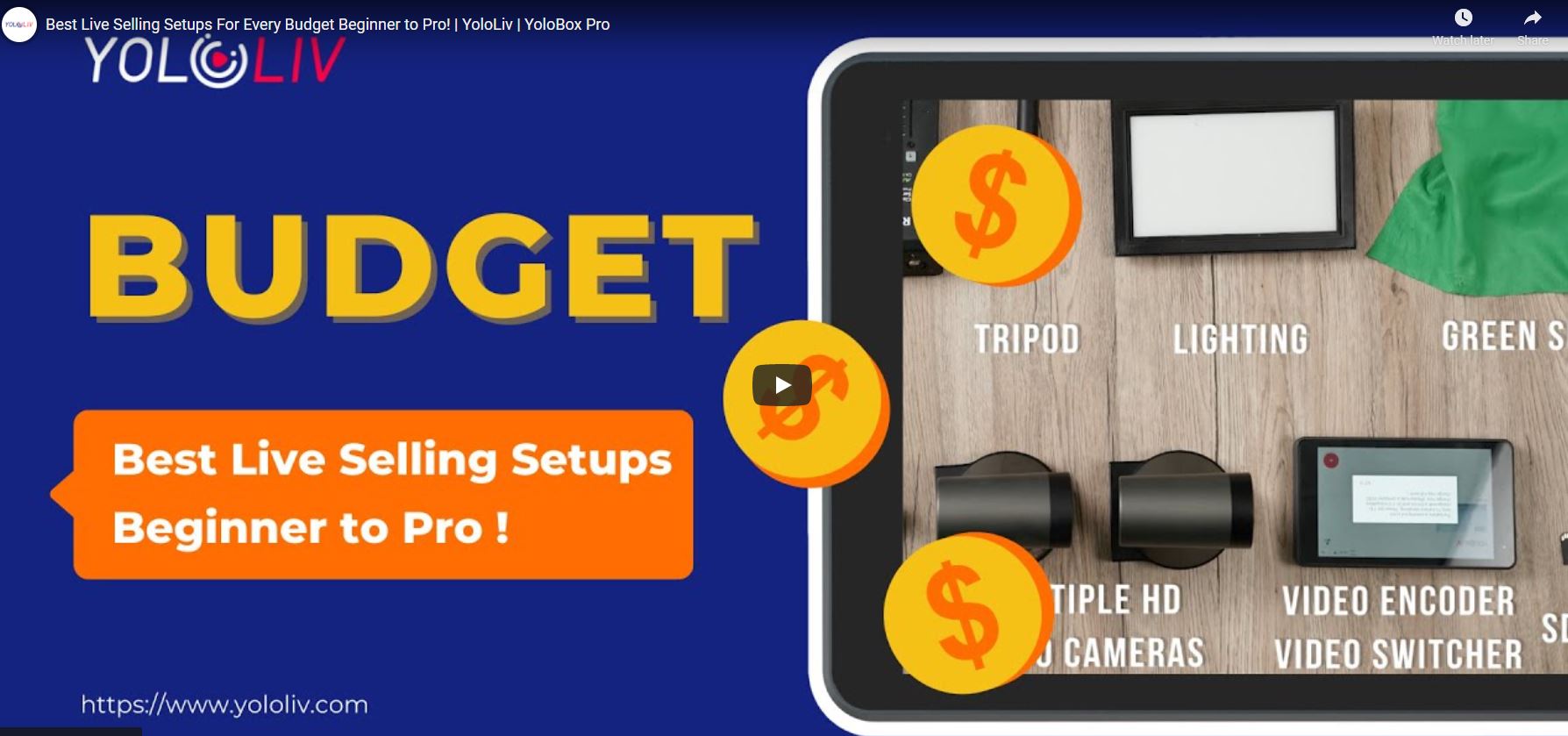 Best Live Selling Setups For Every Budget Beginner to Pro! | YoloLiv | YoloBox Pro