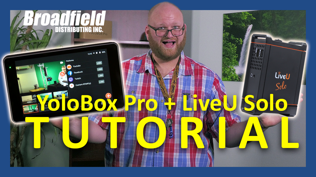 YoloBox Pro and LiveU Solo Bundle Tutorial￼
