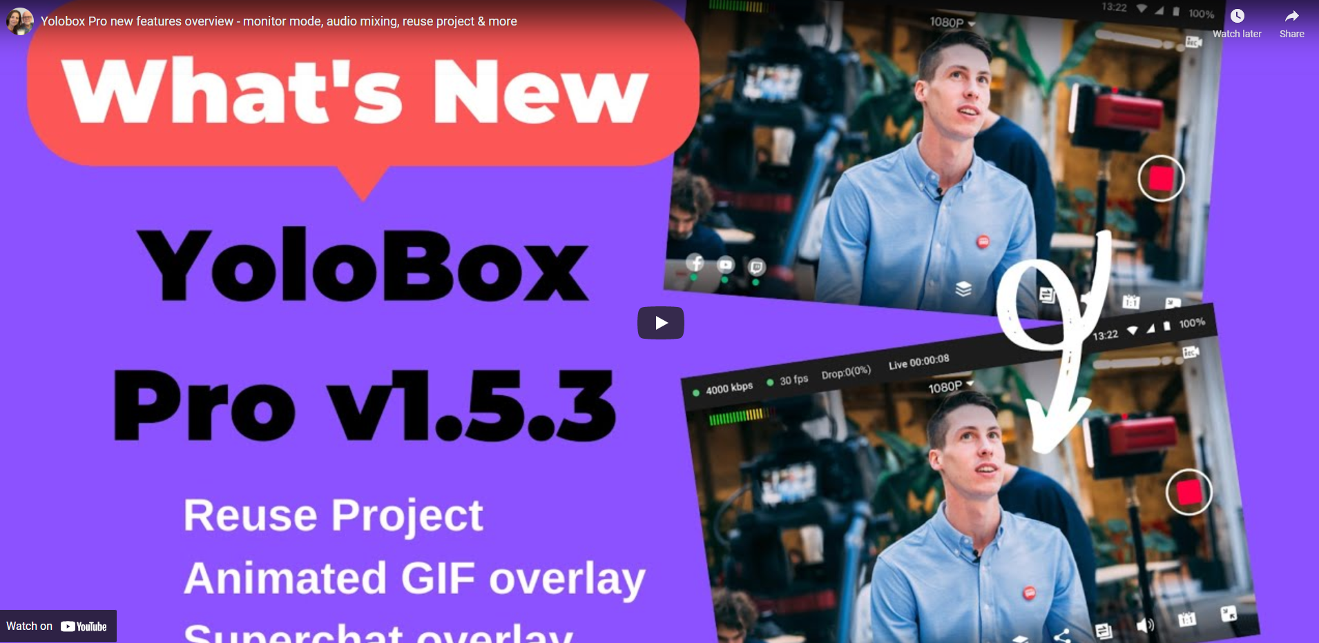 Yolobox Pro New Features Overview – Monitor Mode, Audio Mixing, Reuse Project & More