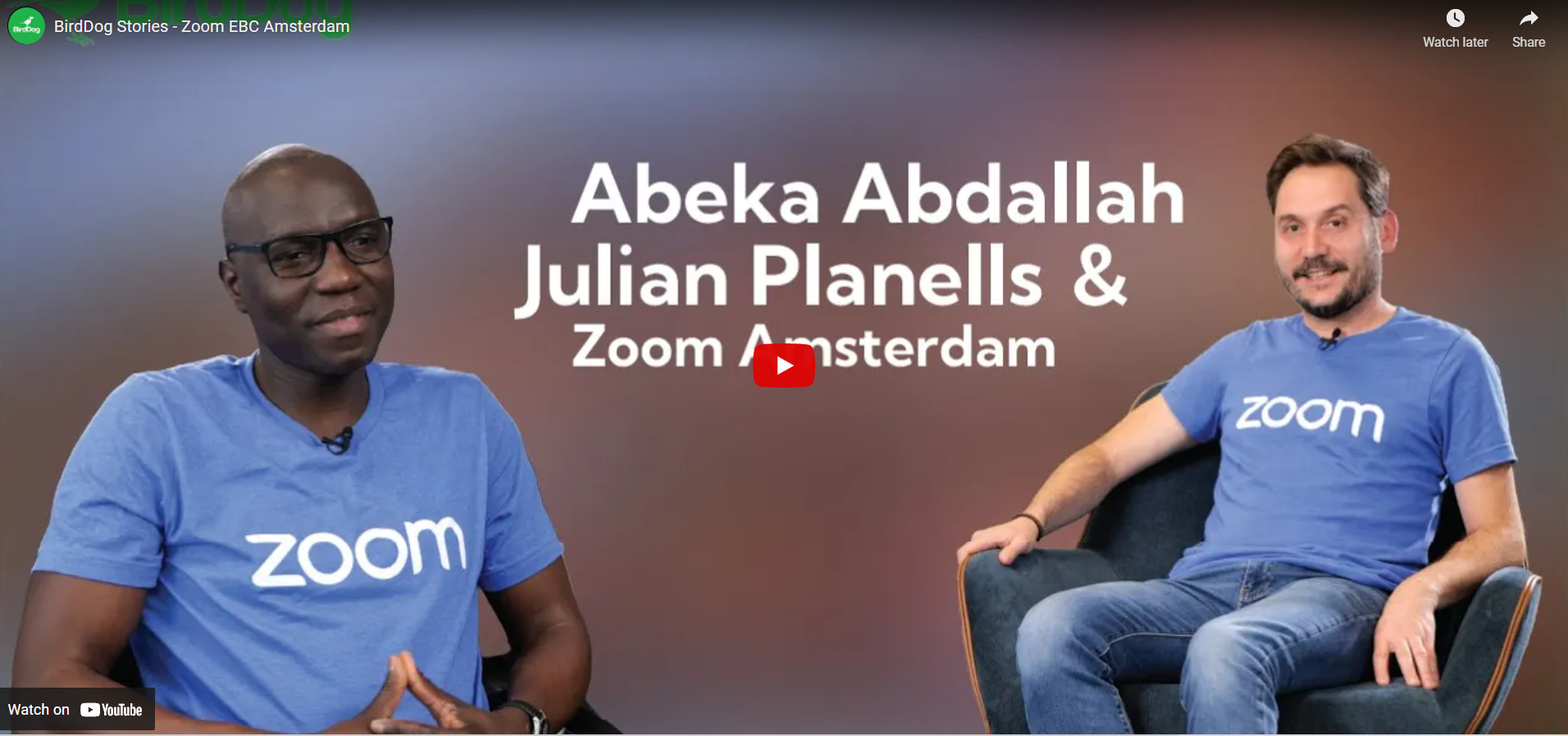 BirdDog Stories – Zoom EBC Amsterdam