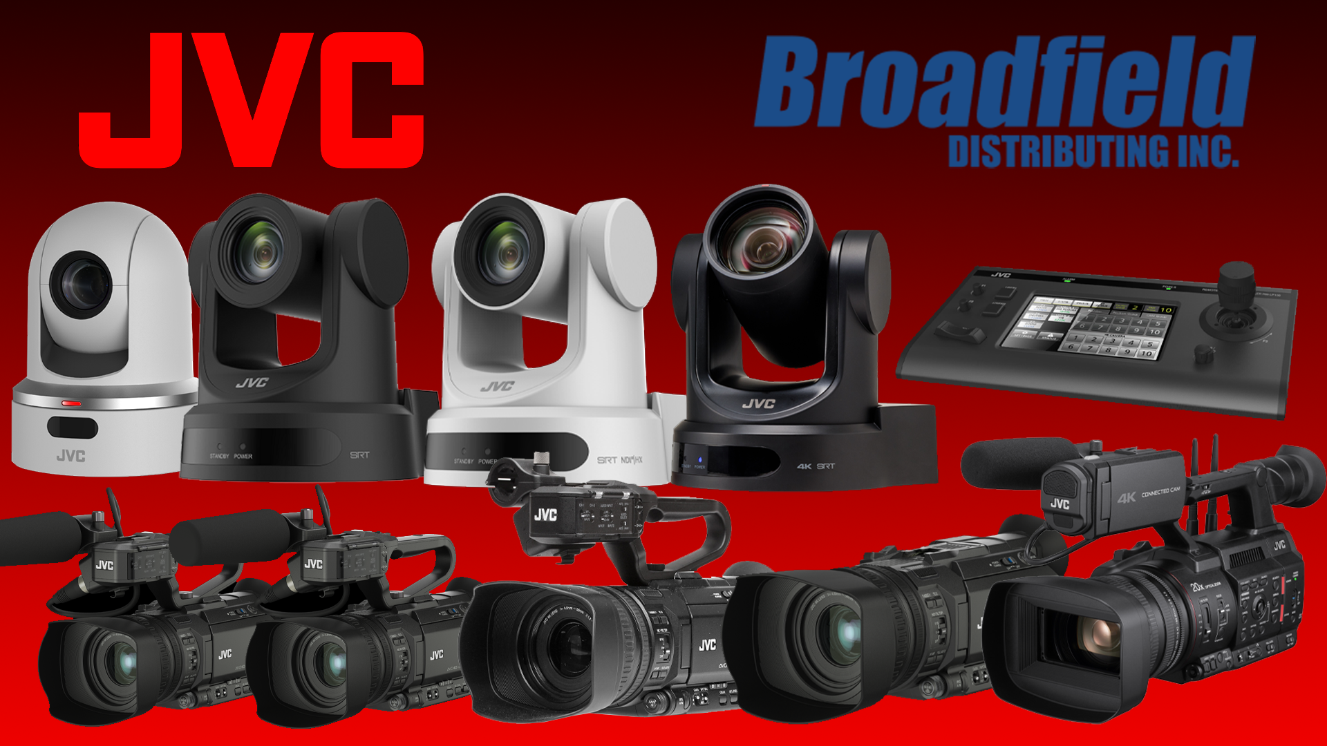 Broadfield Distributing, Inc. adds JVC Professional Video to their Growing Catalog of Professional Production Solutions 
