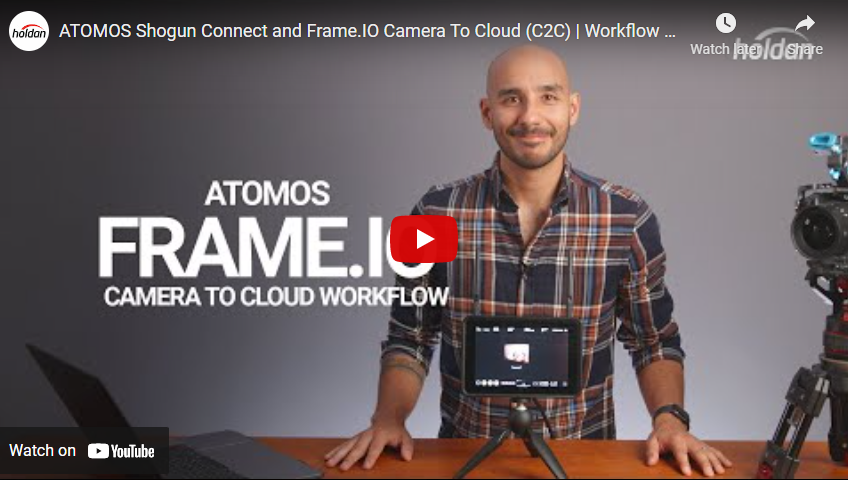 ATOMOS Shogun Connect and Frame.IO Camera To Cloud (C2C) | Workflow First Look