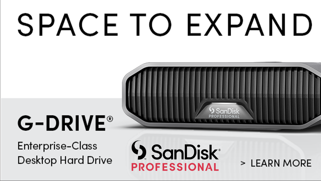 NEW PRODUCT ALERT: SanDisk Professional G-DRIVE