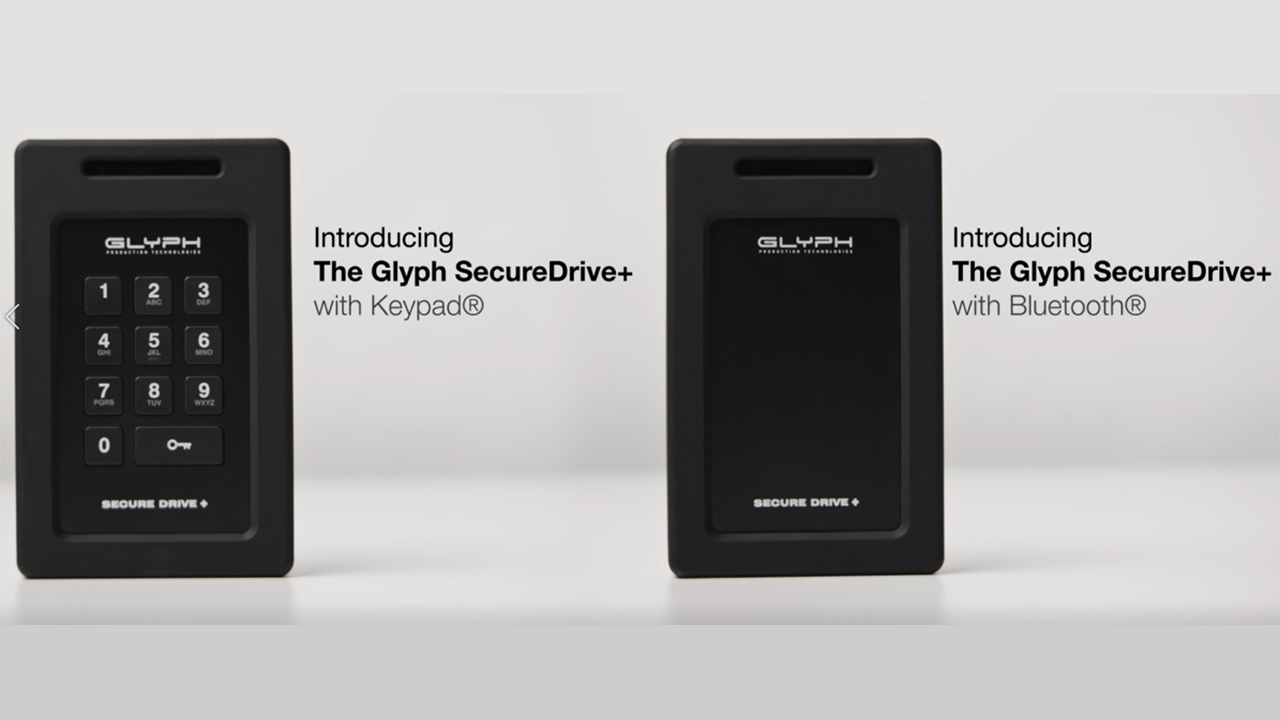 NEW PRODUCT ALERT: Glyph SecureData+ Hard Drives