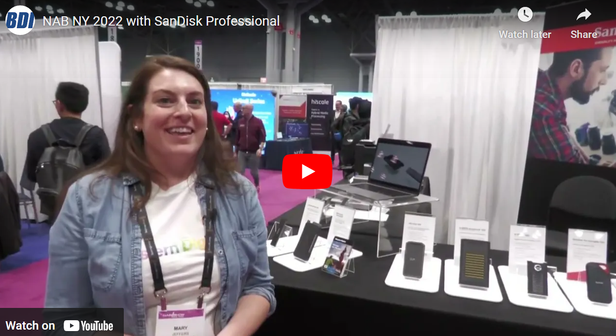 NAB NY with SanDisk Professional