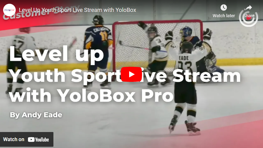 Level Up Youth Sport Live Stream with YoloBox Pro