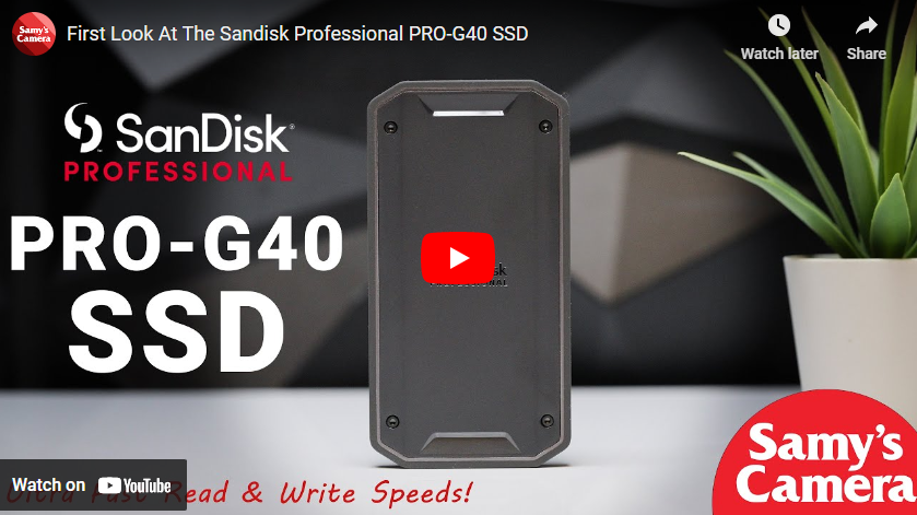 First Look At The SanDisk Professional PRO-G40 SSD