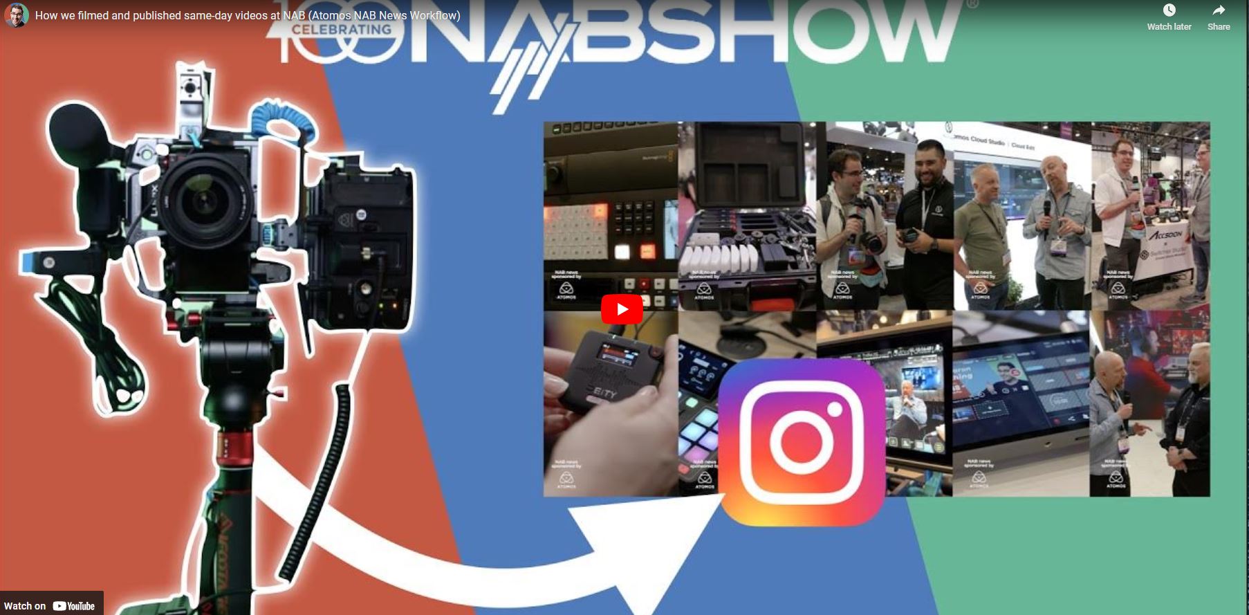 Atomos Connect & Frame.io help deliver same-day videos at NAB 2023