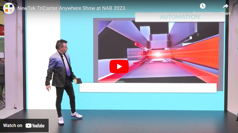 NewTek TriCaster Anywhere Show at NAB 2023