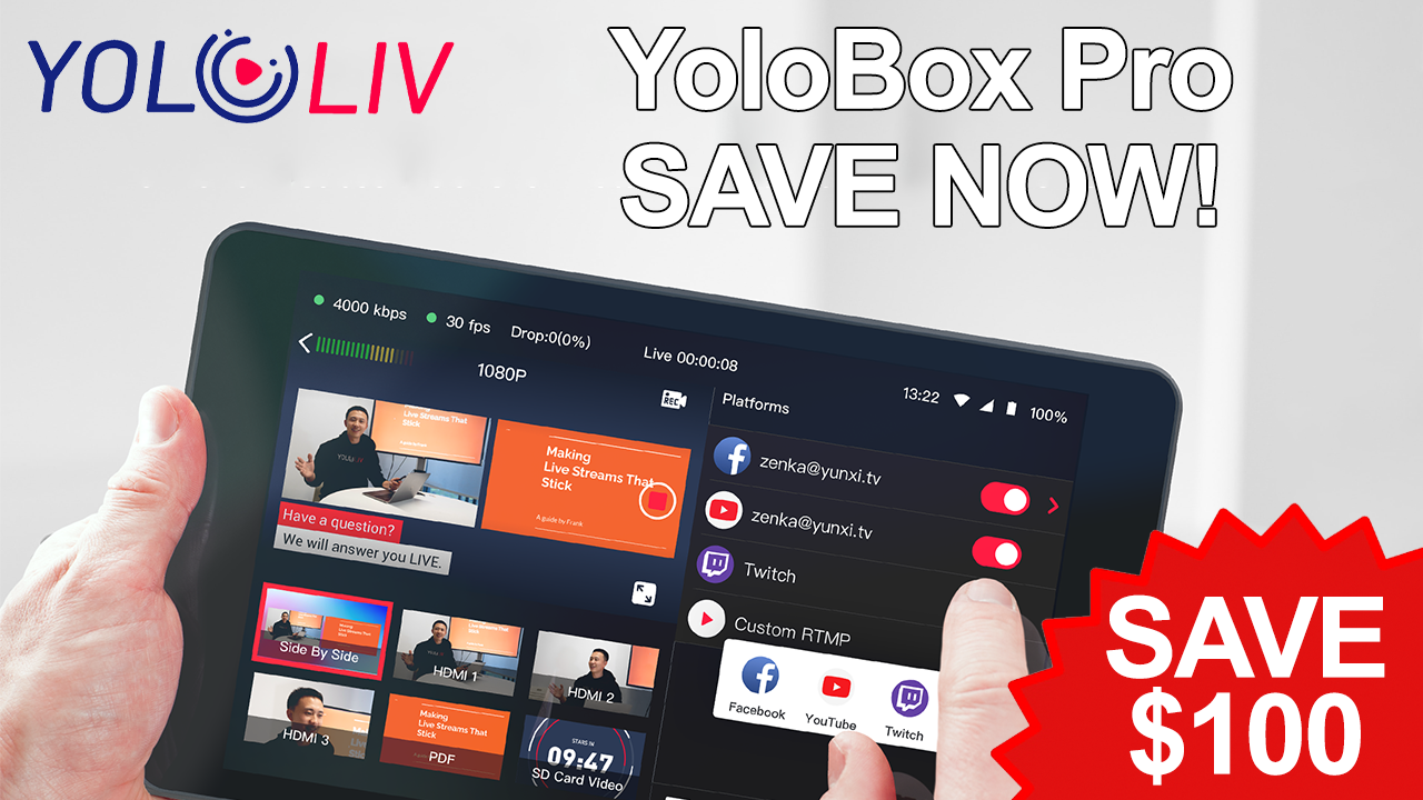 YoloBox Pro Sale & PTZ Bundle Now Thru 5/31/23