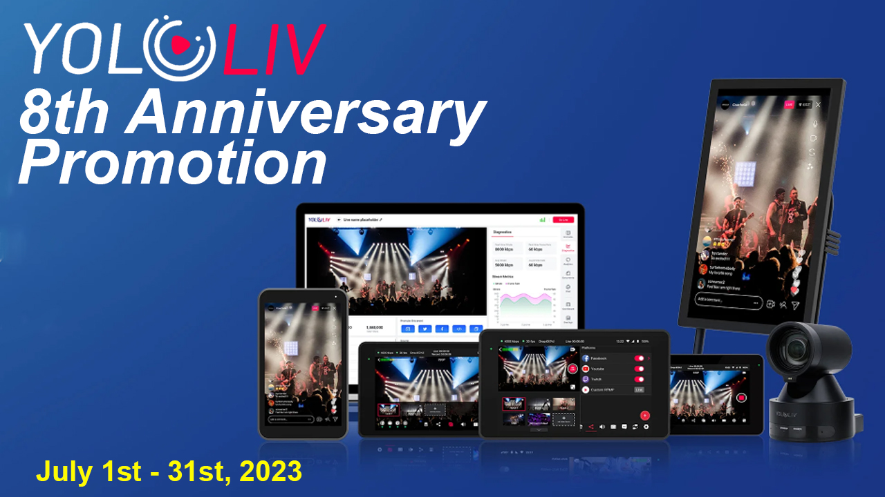 YoloLiv 8th Anniversary Promotion