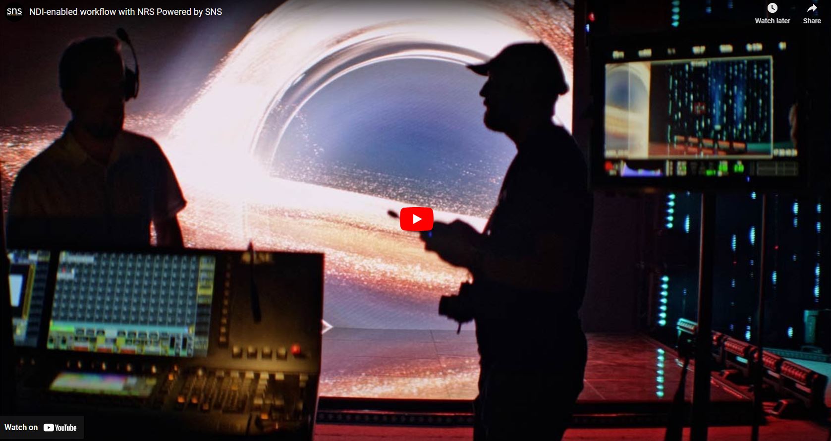 NDI-enabled workflow with NRS Powered by SNS