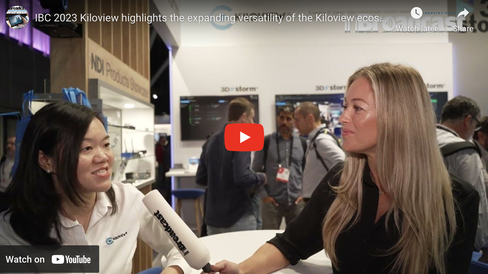 IBC 2023 Kiloview highlights the expanding versatility of the Kiloview ecosystem
