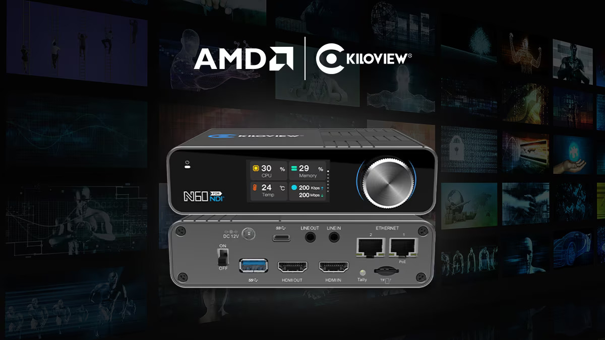 AMD Helps Kiloview Deliver Fast, IP-Based Encoding/Decoding