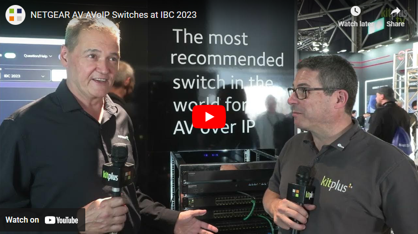 NETGEAR AV AVoIP Switches at IBC 2023