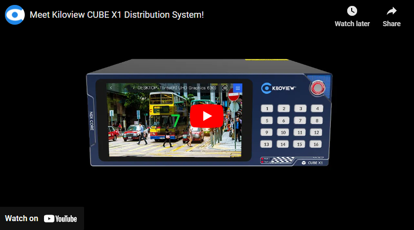 Meet Kiloview CUBE X1 Distribution System!