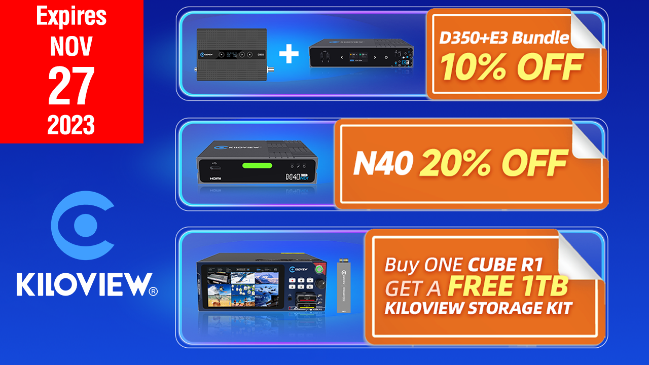 Kiloview Black Friday Specials Round 2